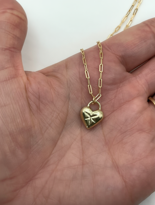 Heartlock necklace