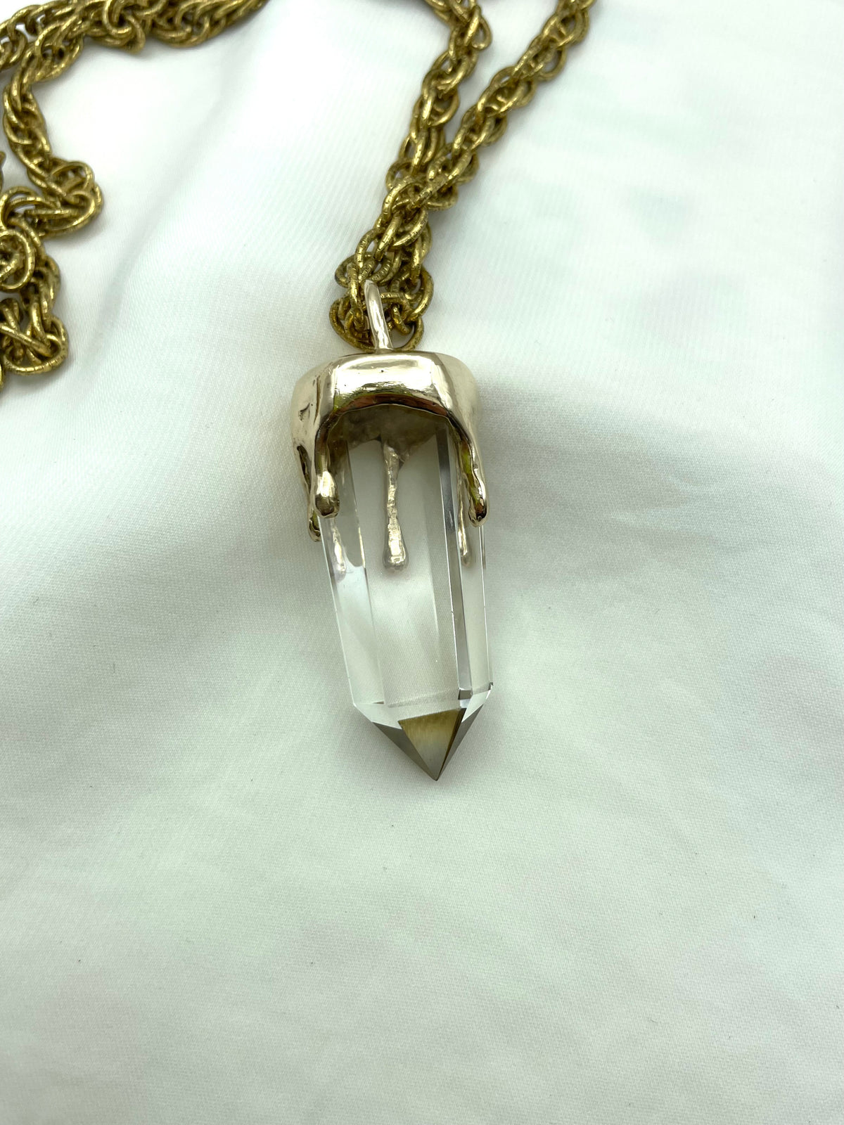 Candlelight Quartz Necklace