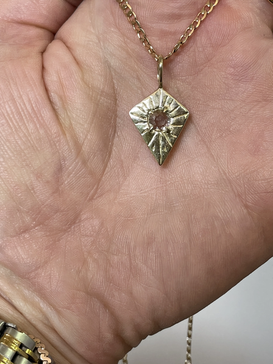 Sapphire amulet