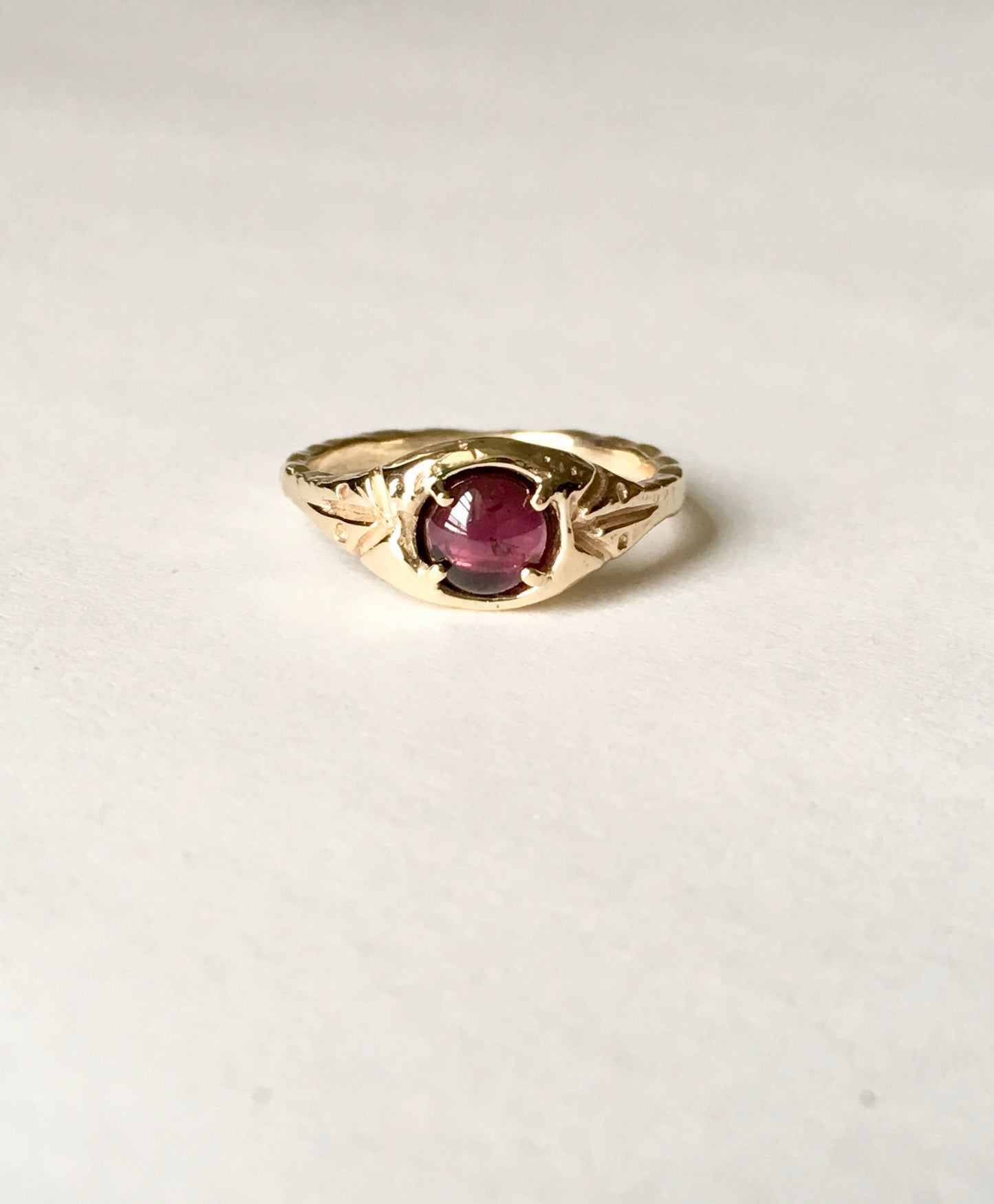 Garnet Garden Ring