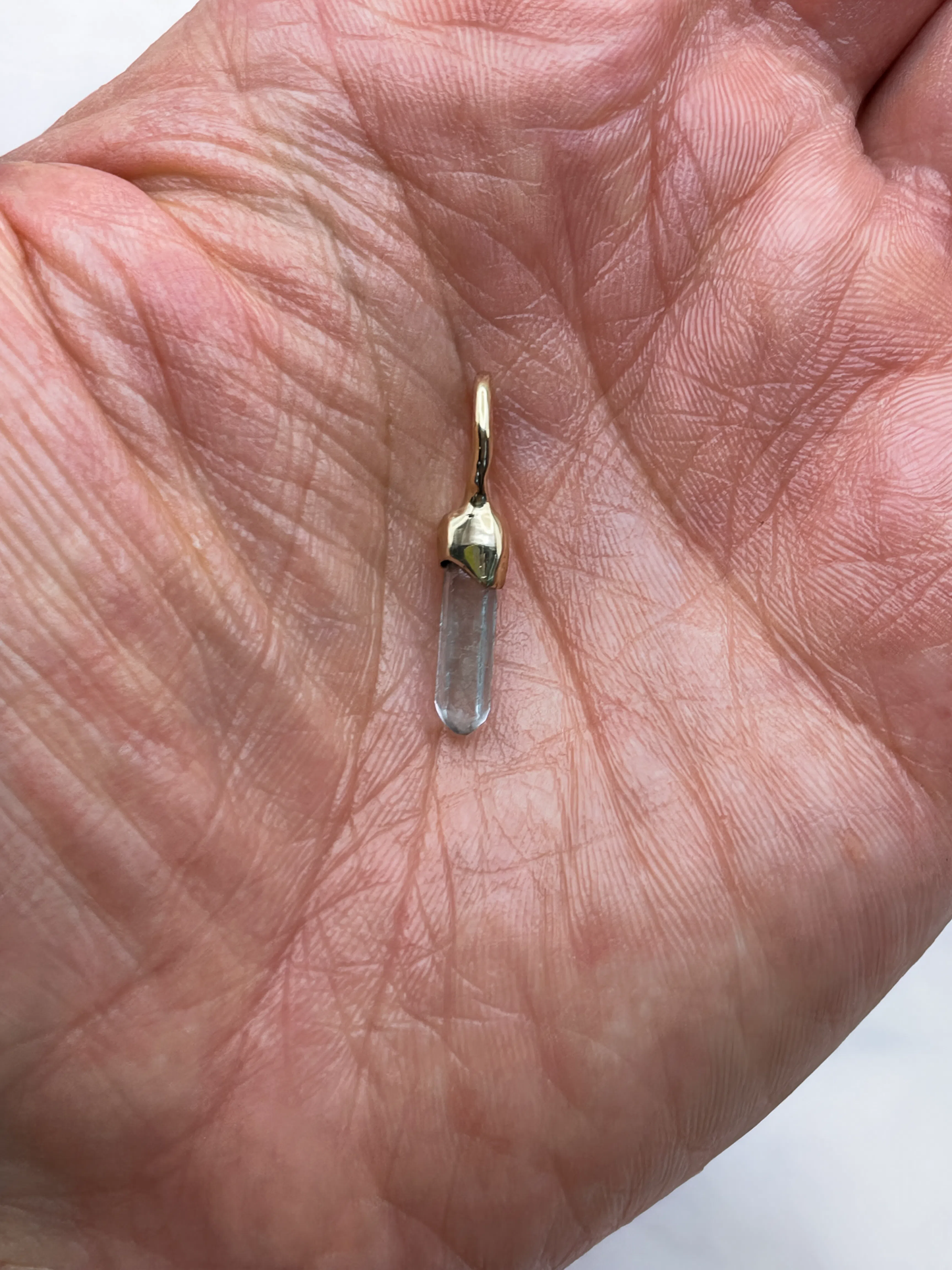 Teeny Tiny Aquamarine Charm
