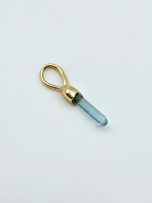 Teeny Tiny Aquamarine Charm