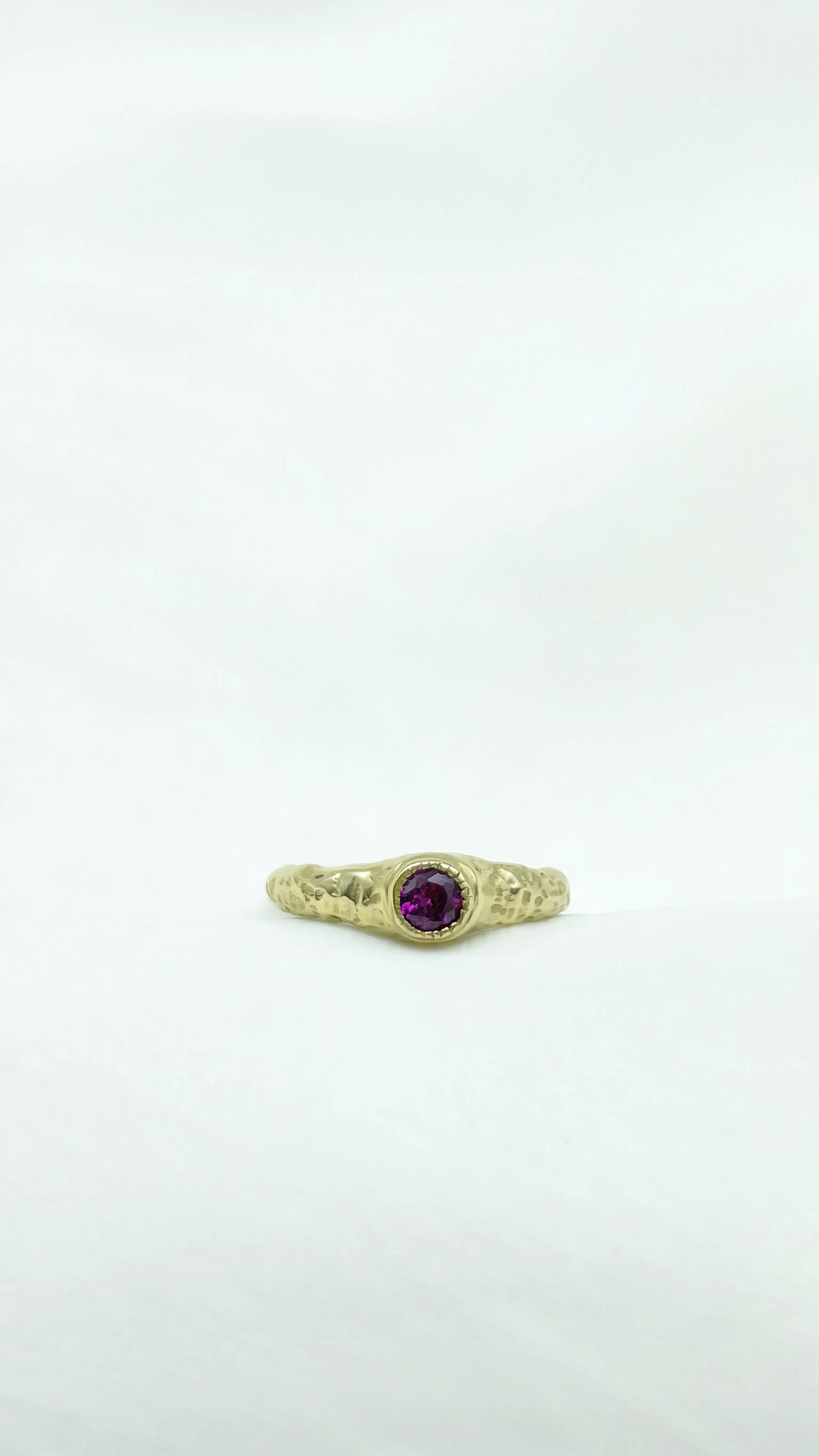 Purple Garnet Ring