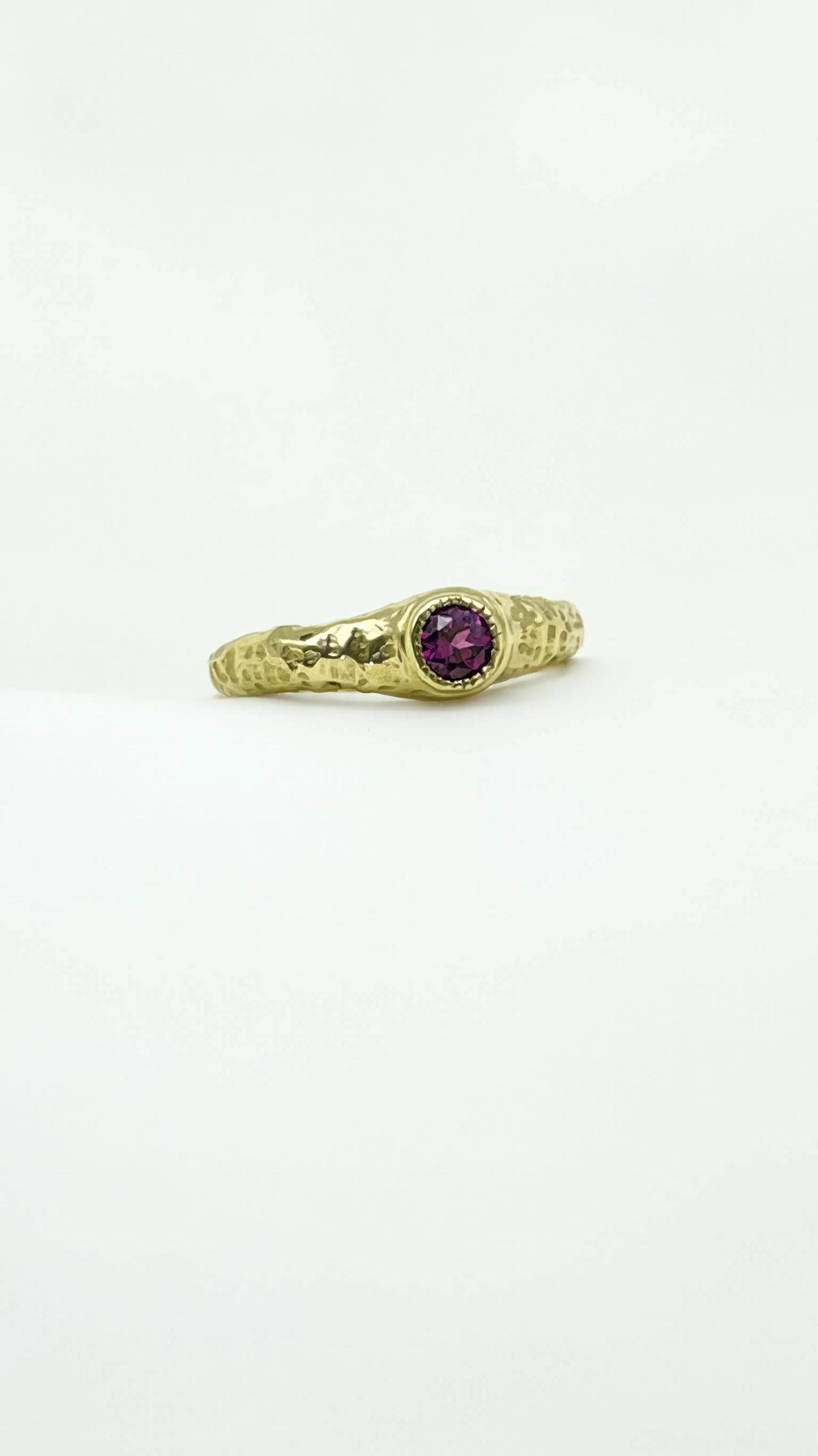 Purple Garnet Ring