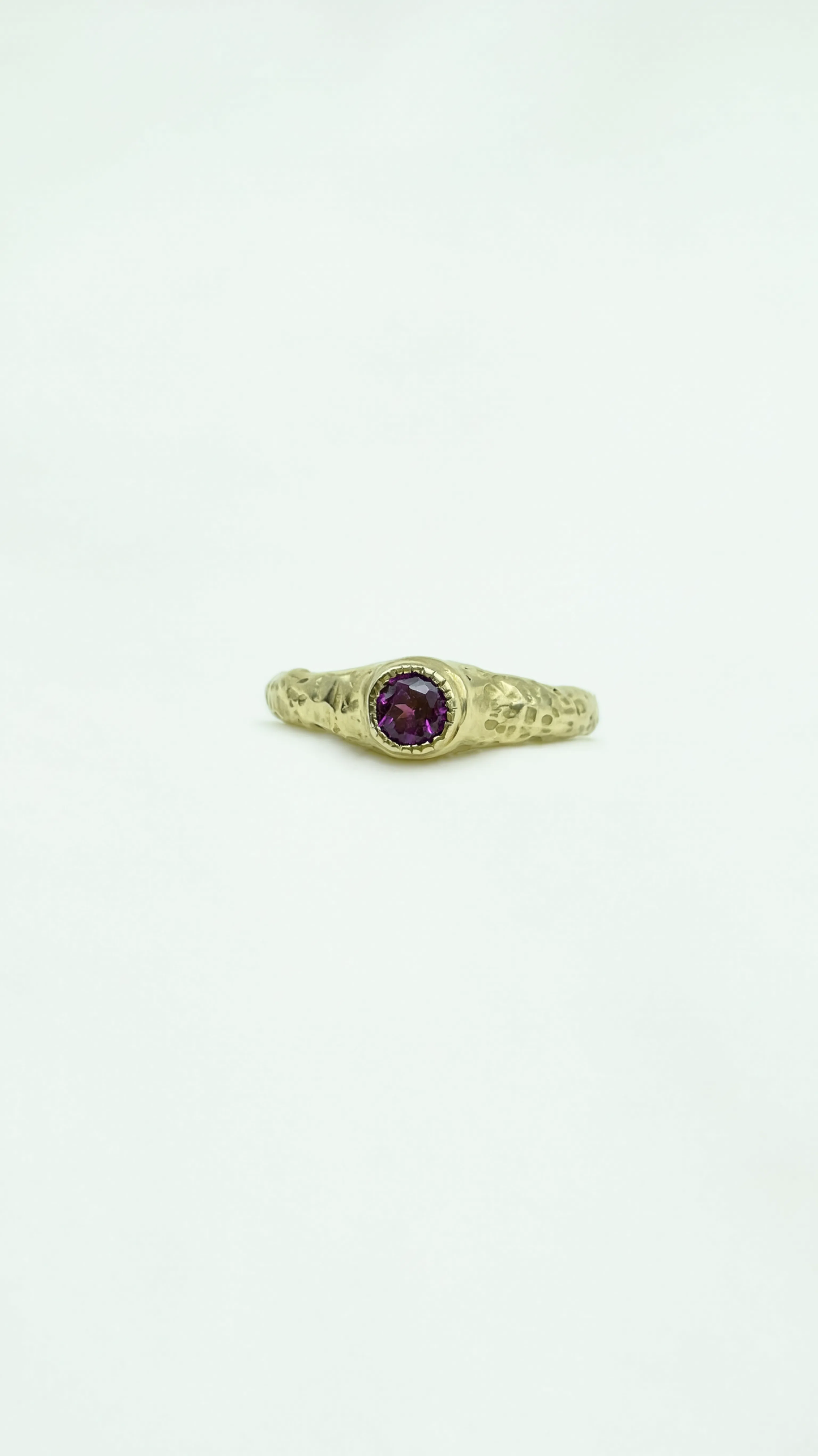 Purple Garnet Ring