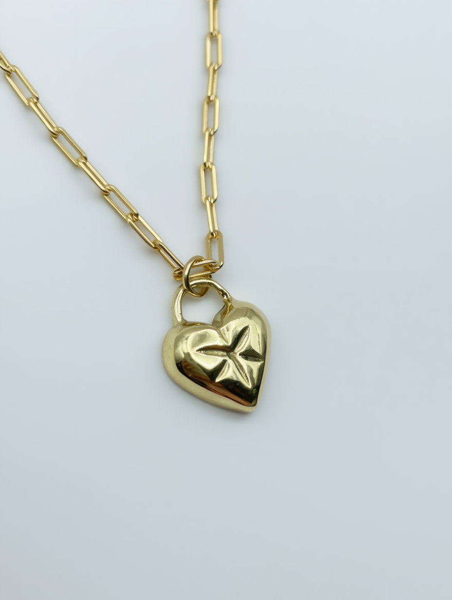 Heartlock necklace