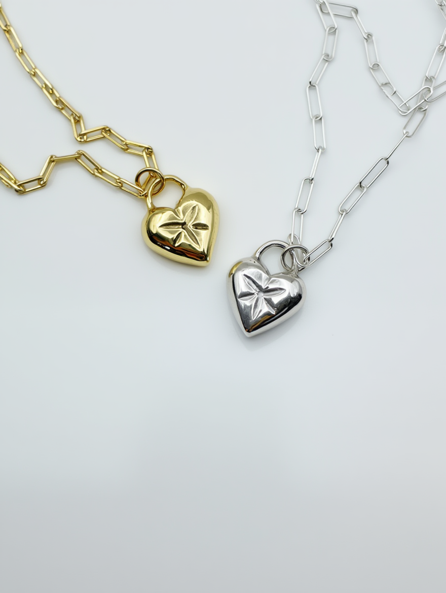 Heartlock necklace