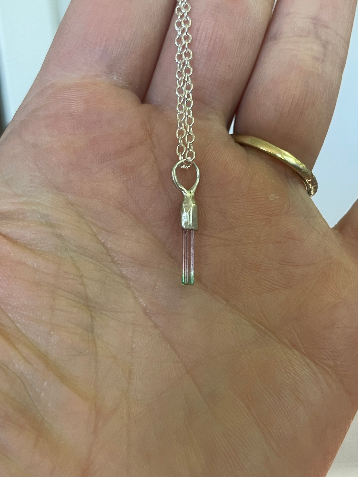 Teeny Tiny Tourmaline Pendant