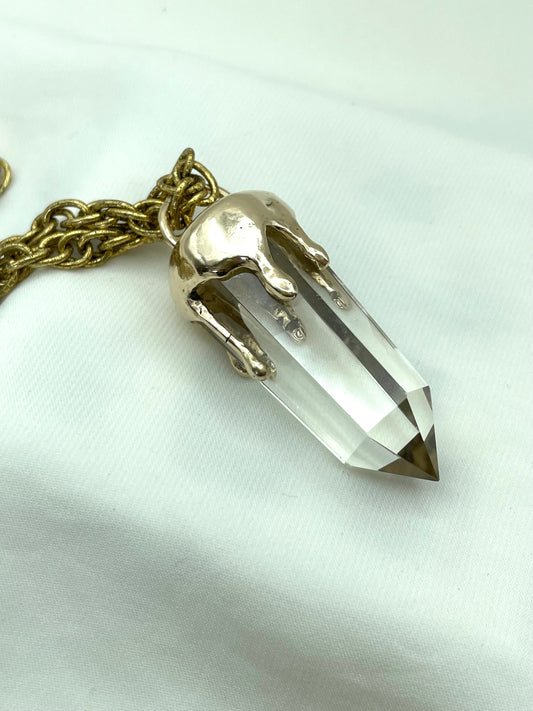 Candlelight Quartz Necklace