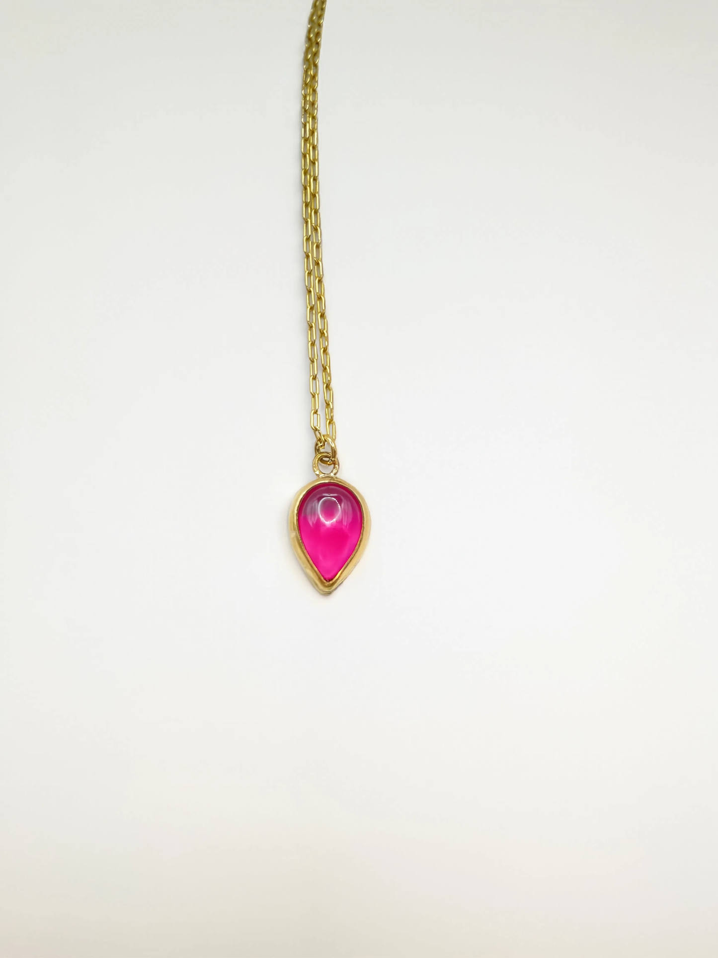 Drip Drop Ruby Necklace
