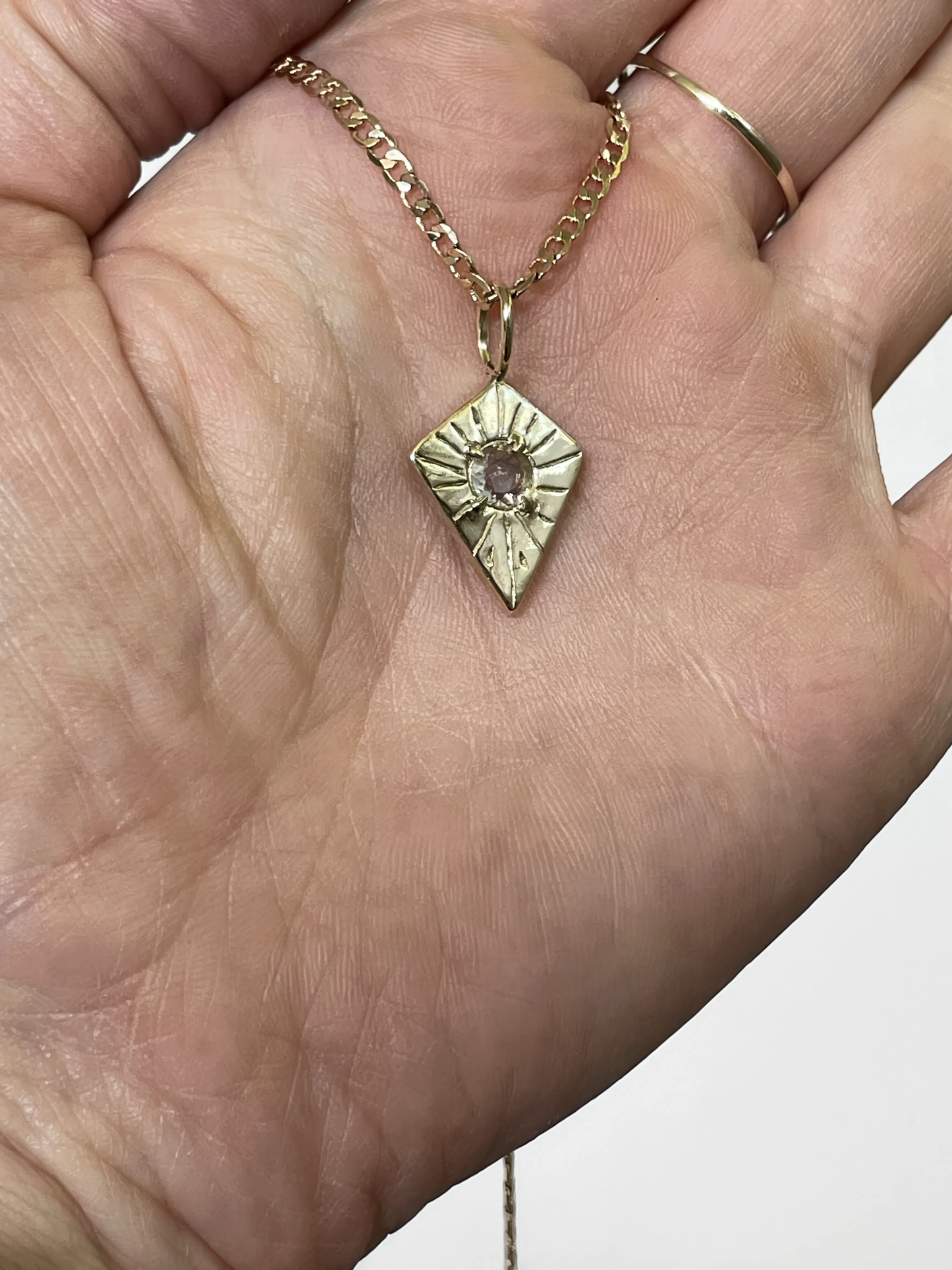 Sapphire amulet