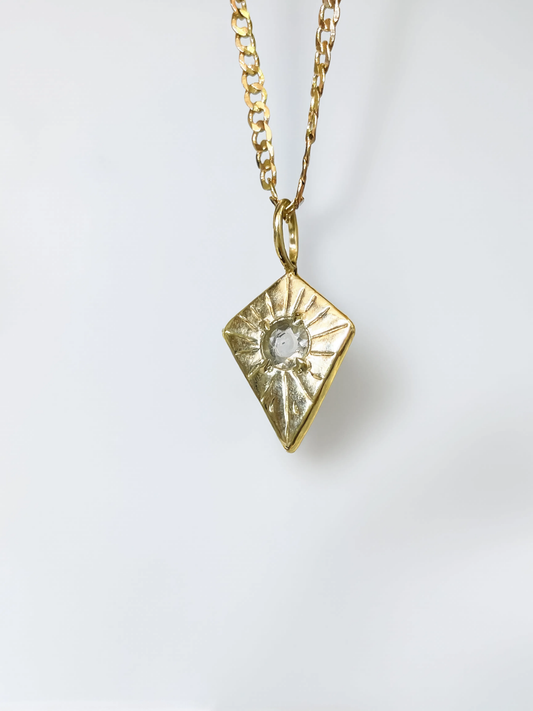 Sapphire amulet