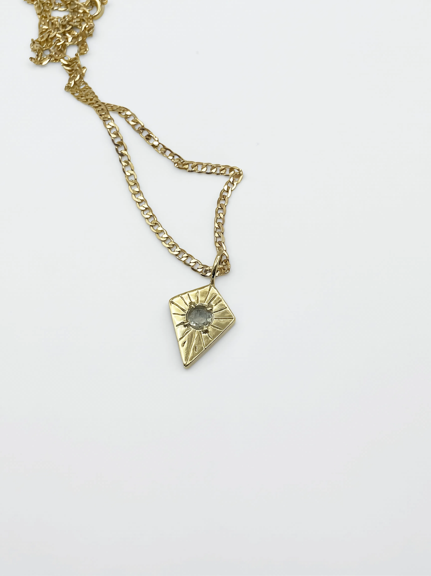 Sapphire amulet