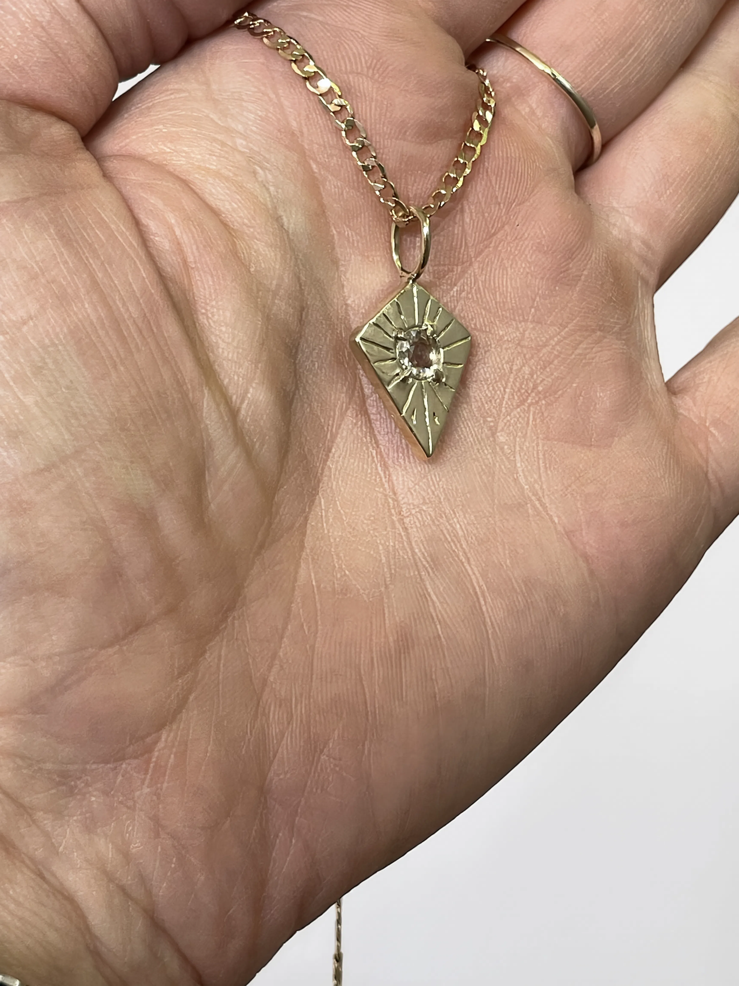 Sapphire amulet