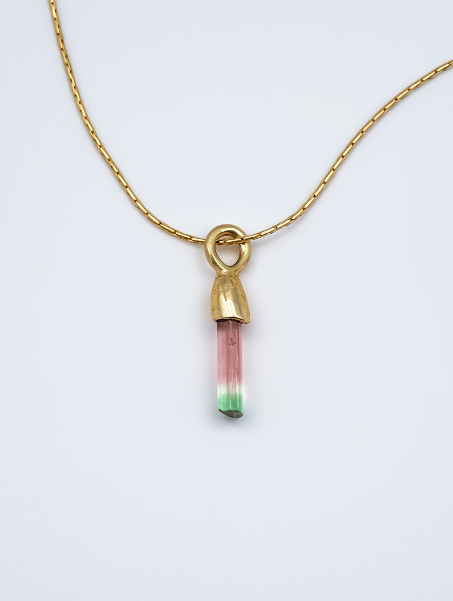 Teeny Tiny Tourmaline Pendant