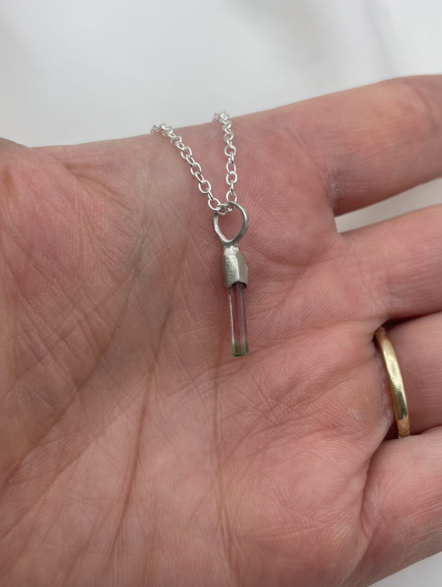 Teeny Tiny Tourmaline Pendant